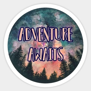 Adventure Awaits Sticker